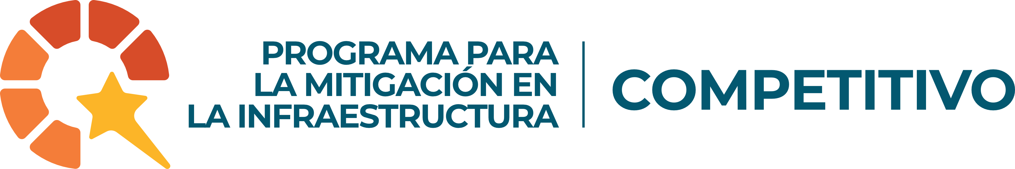 Programa para la mitigación en la infraestructura: Competitiva