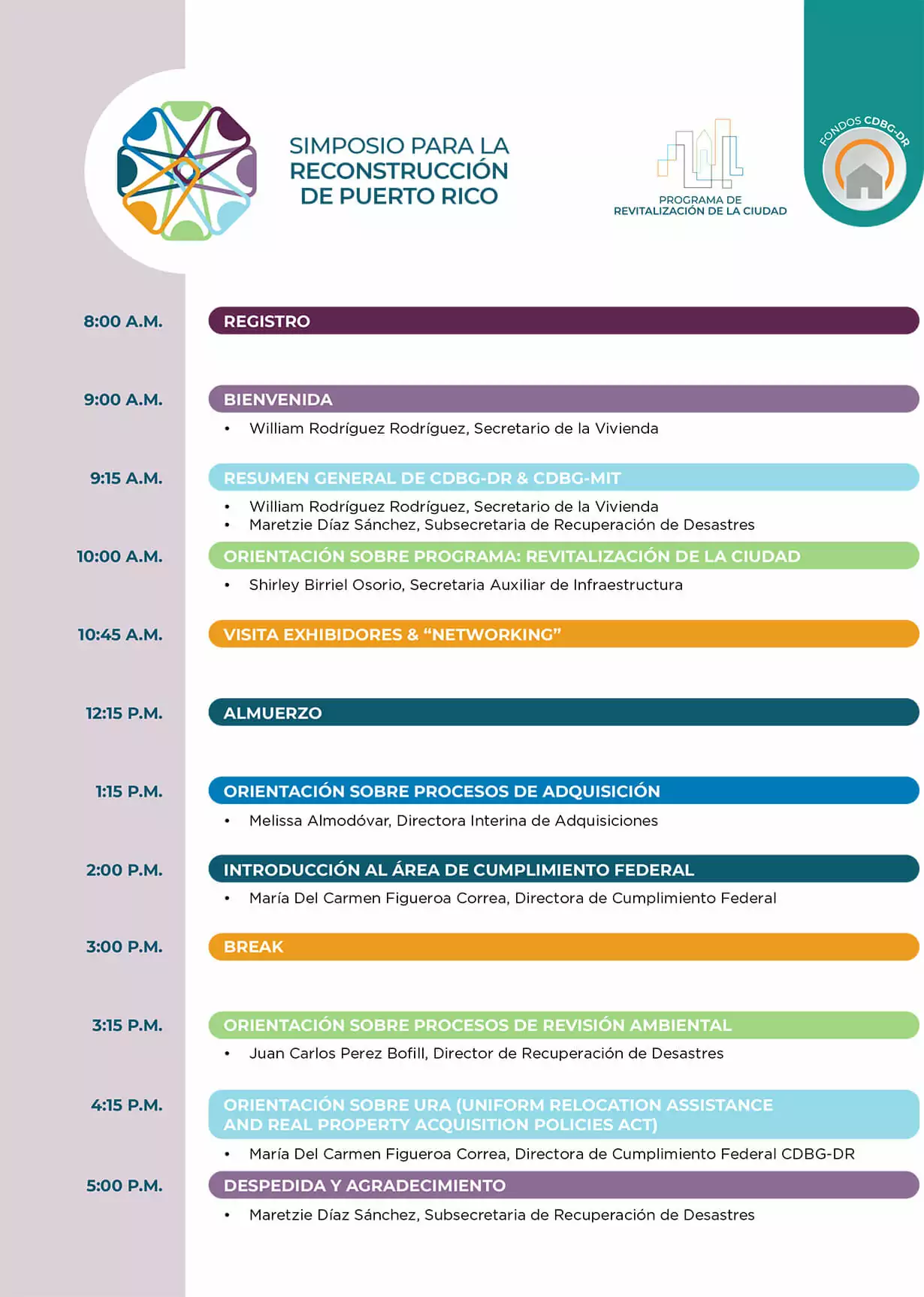 AGENDA-ES Agenda