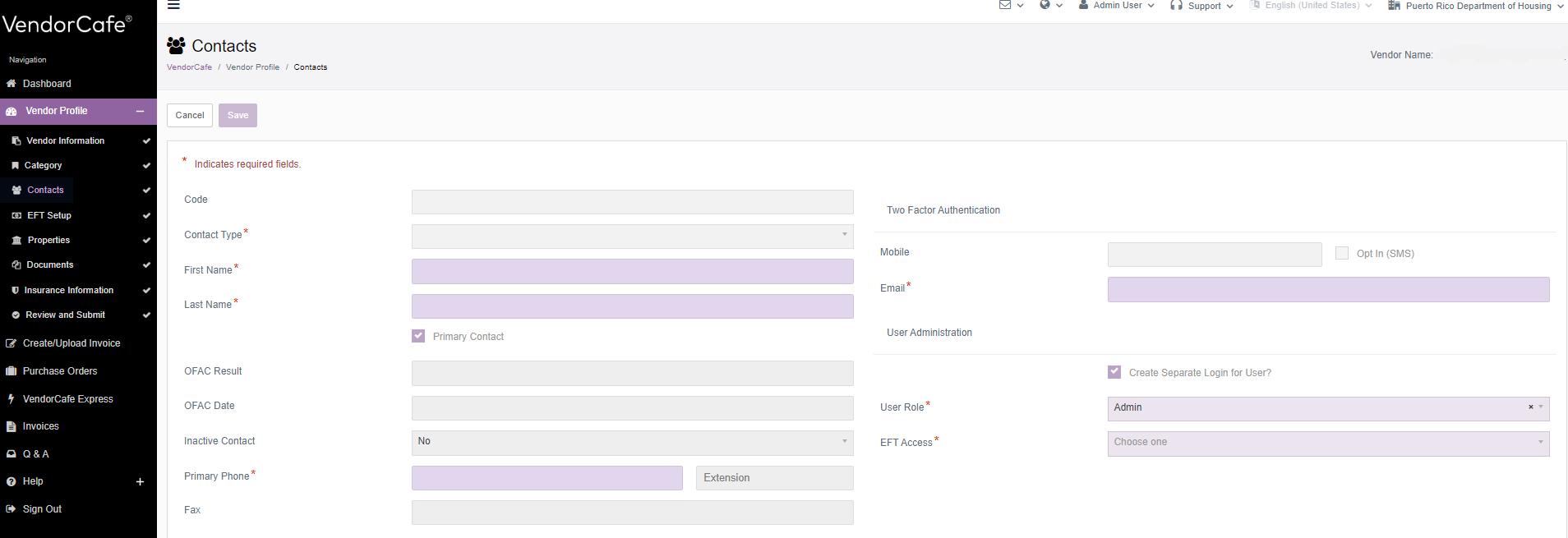 Seccion de Finanzas Contactos 2