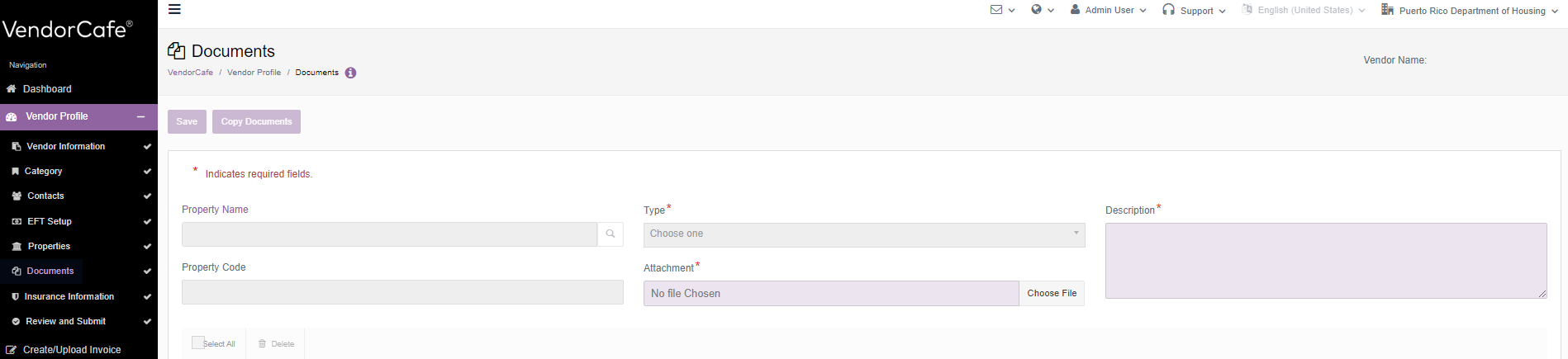 Seccion de Finanzas Documentos