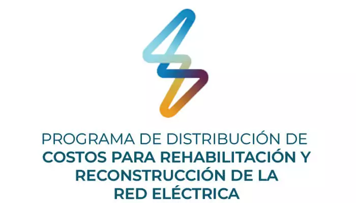 Logo de PROGRAMA DE DISTRIBUCIÓN DE COSTOS PARA REHABILITACIÓN Y RECONSTRUCCIÓN DE LA RED ELÉCTRICA (ER1)