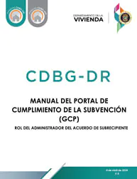 Manual de Cumplimiento de la Subvención GCP
