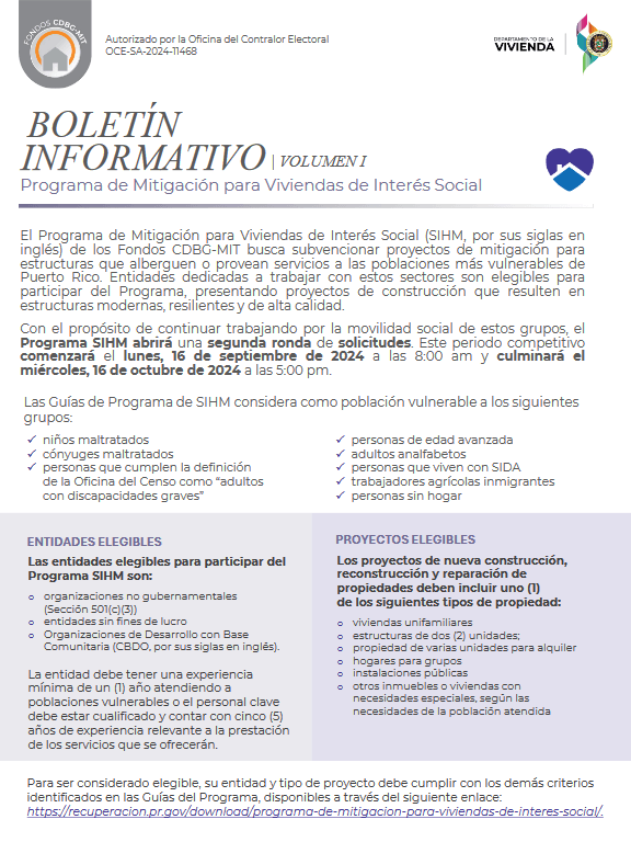 2024 08 29_ADM_HCD_Public Content_SIHM Informative Bulletin_es_v1.pdf Boletin informativo