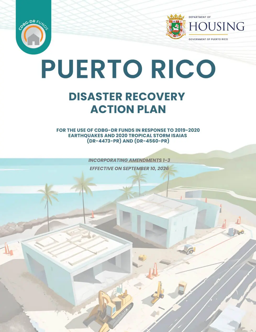 3rd Amendment to the CDBG-DR Action Plan in Response to the 2019-2020 Earthquakes and 2020 Tropical Storm Isaias (Substantial)